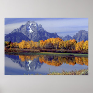 Affiches États-Unis, Wyoming, Grand Teton National Park. Mt