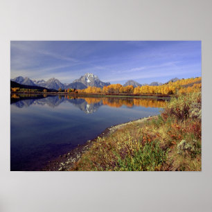 Affiches États-Unis, Wyoming, Grand Teton National Park. Mt