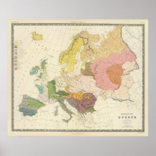 Affiches Ethnographique, Europe