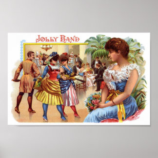 Affiches Étiquette de cigare de Jolly Band
