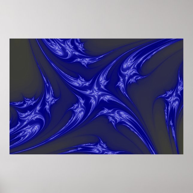 Affiches étoile bleue (Devant)