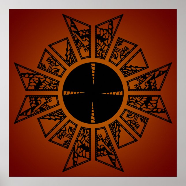 Affiches étoile rouge (Devant)