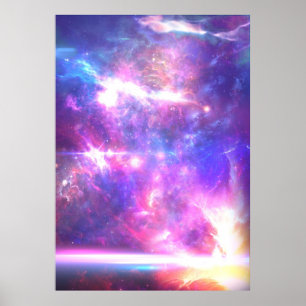 Affiches Étoiles de nébuleuse de galaxie