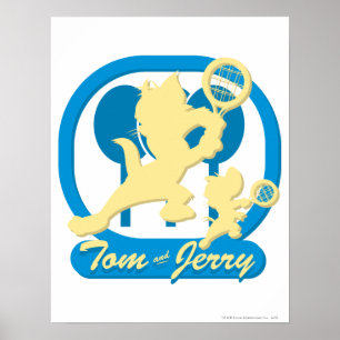 Affiches Étoiles de tennis Tom et Jerry 3