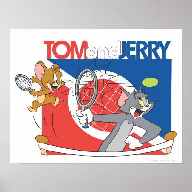 Affiches Étoiles de tennis Tom et Jerry 4 (Devant)