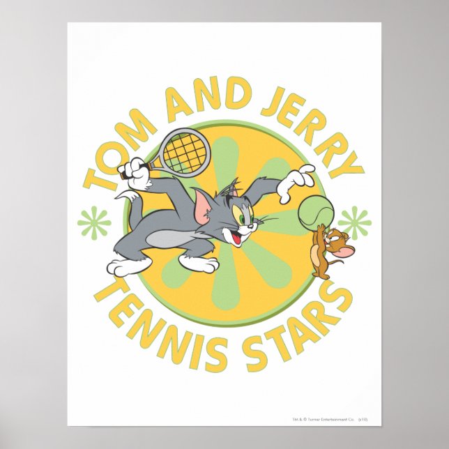 Affiches Étoiles de tennis Tom et Jerry 5 (Devant)