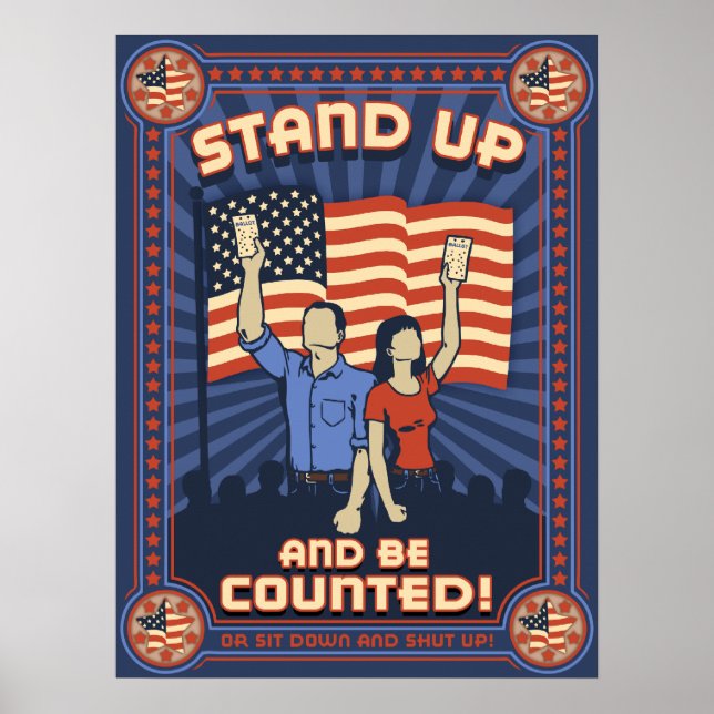 Affiches Être compté 2 (Devant)