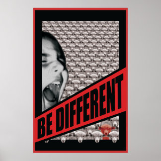 Affiches Être différent
