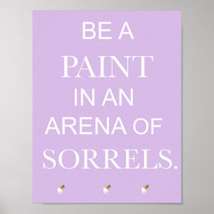 Affiches Être Peinture Dans Une Arène De Sorrels Purple Pri