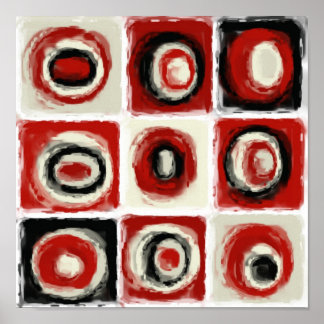 Affiches Étude de couleur de la toile blanche de neige