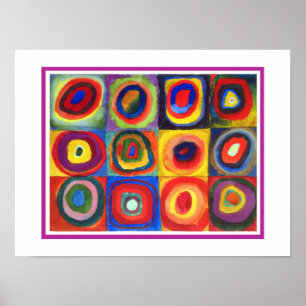 Affiches Étude de couleur par Wassily Kandinsky