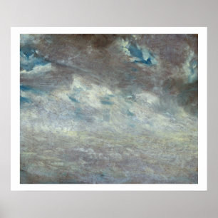Affiches Étude de nuage, 1821 (huile sur le papier à bord