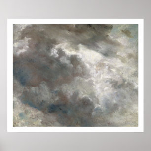 Affiches Étude de nuage, 1821 (huile sur le papier fixé sur