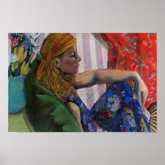 Affiches Étude sur Pastel (Devant)