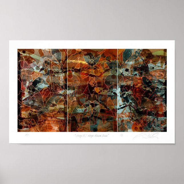 Affiches Étude XV / Série Kaya Mahca (Devant)