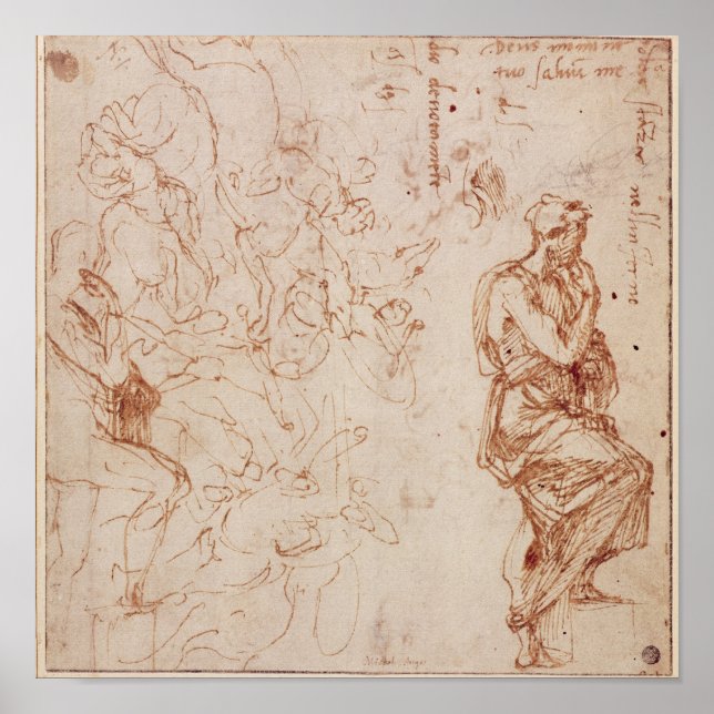 Affiches Études de la figure pour une femme (Devant)