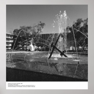Affiches Etudiants UCSD et Fontaine par Ansel Adams