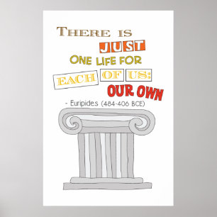 Affiches Euripide la juste une vie