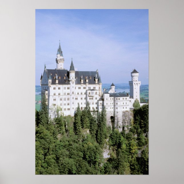 Affiches Europe, Allemagne, Château de Neuschwanstein, cons (Devant)