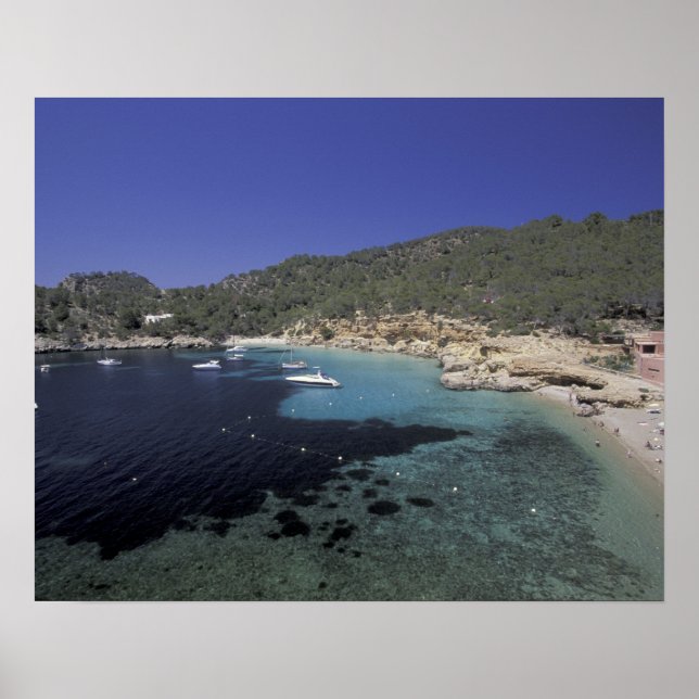 Affiches Europe, Espagne, Baléares, Ibiza, Cala Salada. (Devant)
