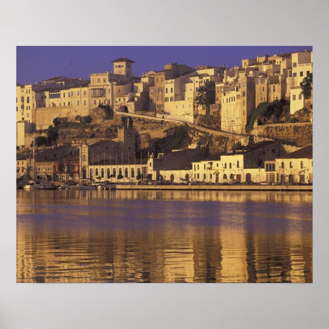 Affiches Europe, Espagne, Baléares, Minorque, Mao. Aube (Devant)