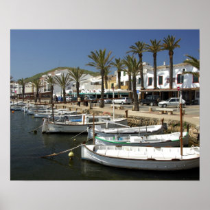 Affiches Europe, Espagne, Minorque (ou Menorca). Pêche