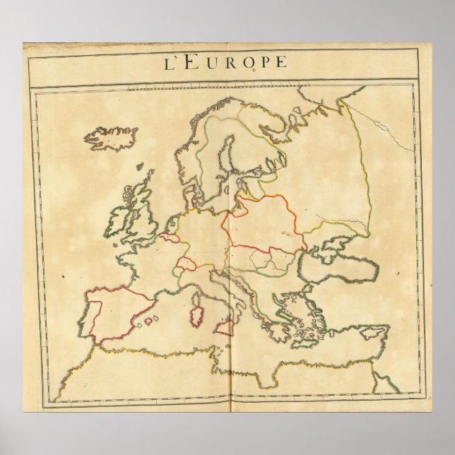 Affiches Europe et grandes villes (Devant)