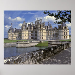 Affiches Europe, France, Chambord. Imposing Chateau