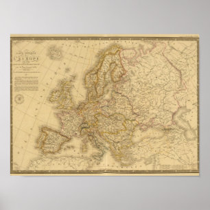 Affiches Europe in 1813 2