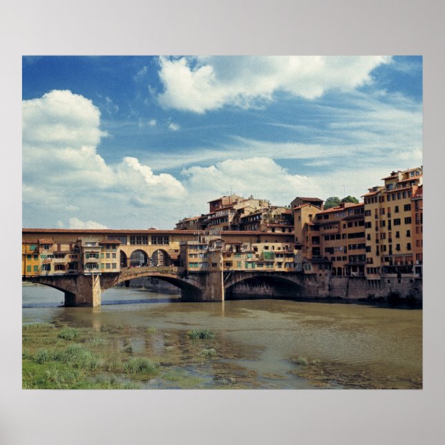 Affiches Europe, Italie, Florence. Le Ponte Vecchio (Devant)