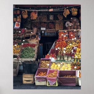 Affiches Europe, Italie, région de Venise. Fruits colorés