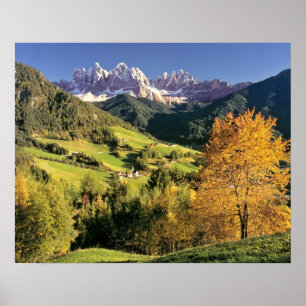Affiches Europe, Italie, Santa Magdalena. Le minuscule
