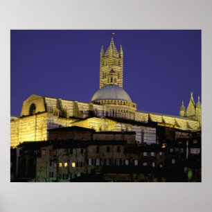 Affiches Europe, Italie, Toscane, Sienne. XIIIe siècle