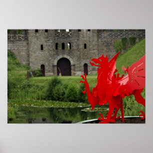 Affiches Europe, Pays de Galles, Cardiff. Château de Cardif
