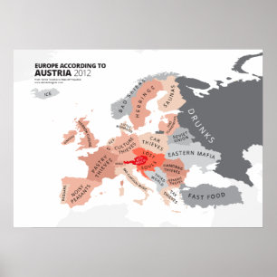 Affiches Europe Selon l'Autriche