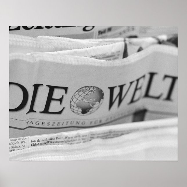 Affiches Europe, Suisse, Lucerne. Die Welt Le Monde (Devant)