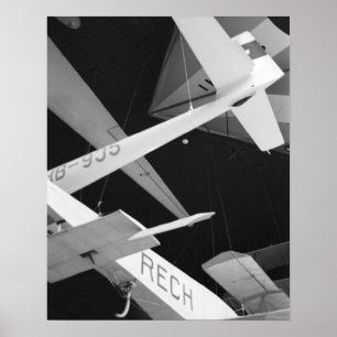 Affiches Europe, Suisse, Lucerne. Planeur aérien