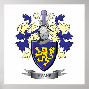 Affiches Evans Family Crest