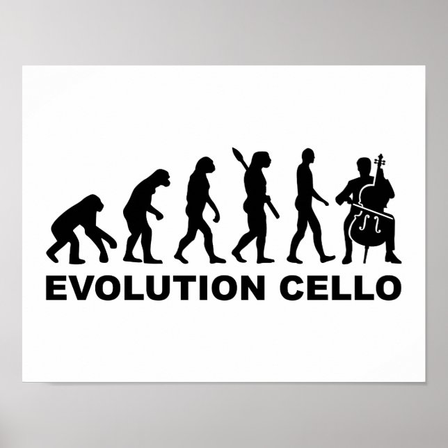 Affiches Évolution Cello (Devant)