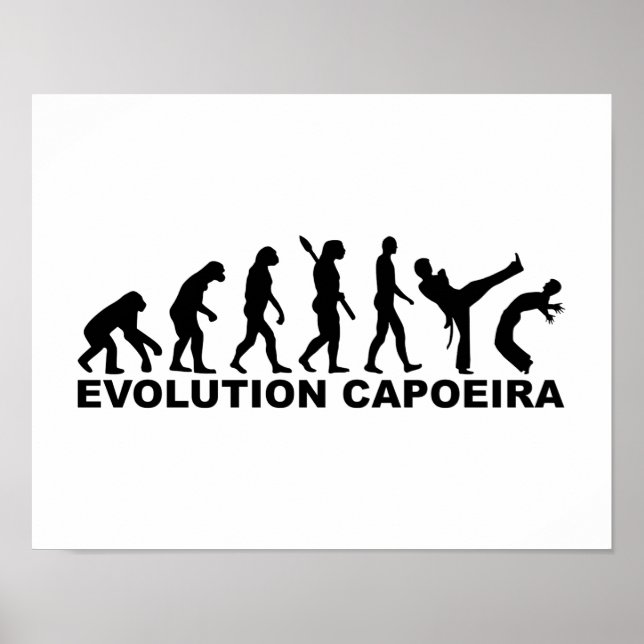 Affiches Évolution de la capoeira (Devant)