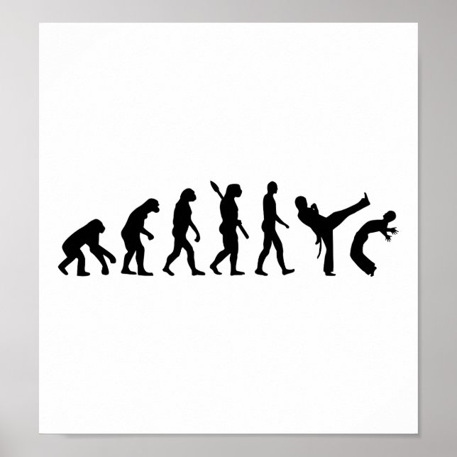 Affiches Évolution de la capoeira (Devant)