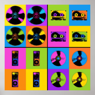 Affiches Évolution de la musique