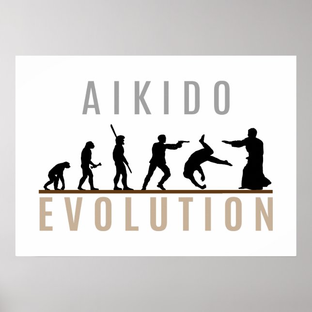 Affiches Évolution de l'Aikido (Devant)