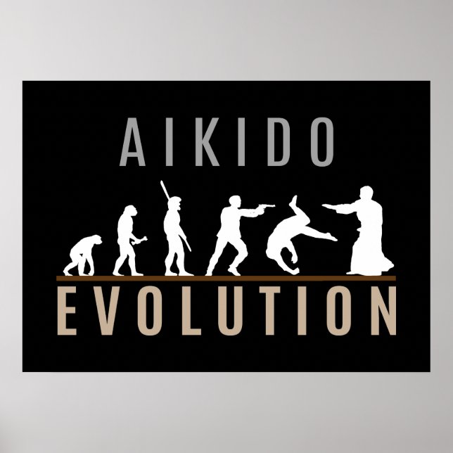 Affiches Évolution de l'Aikido (Devant)