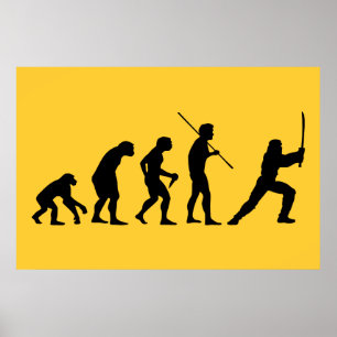 Affiches Evolution du Ninja - de l'Homme à Ninja