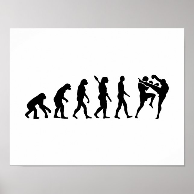 Affiches Evolution Muay Thai (Devant)