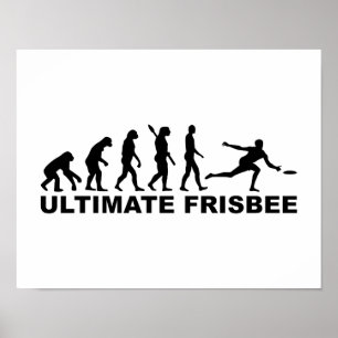 Affiches Evolution Ultimate Frisbee