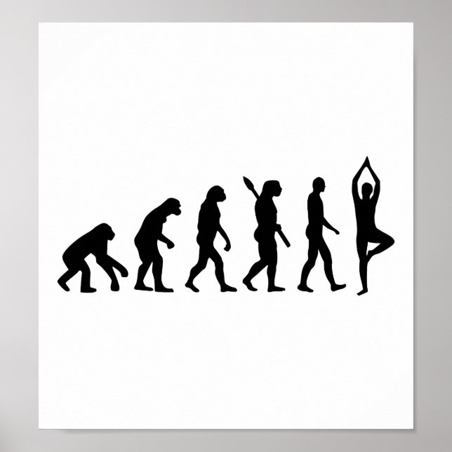 Affiches Evolution Yoga (Devant)