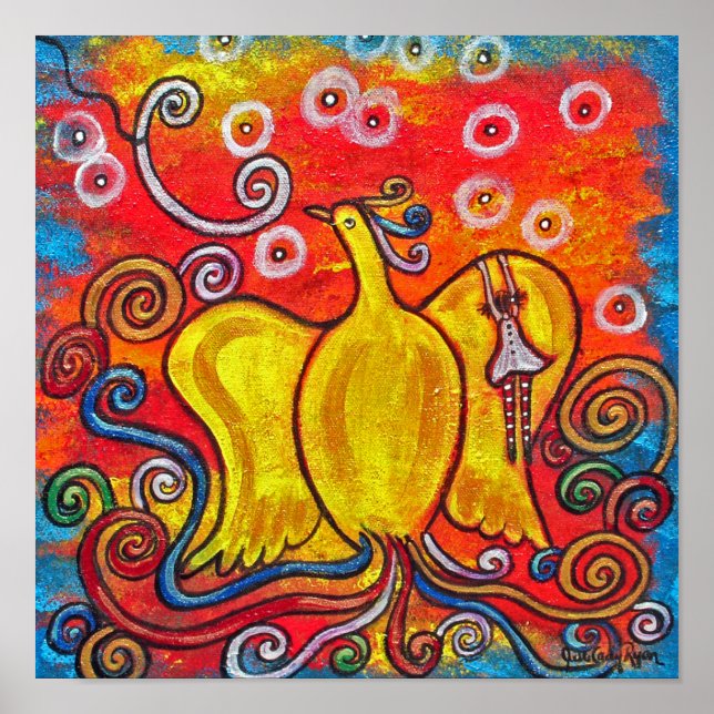 Affiches Ex Flammis Clarior, Hors flamme, Luminosité (Devant)