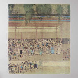 Affiches Examen de attente chinois antique